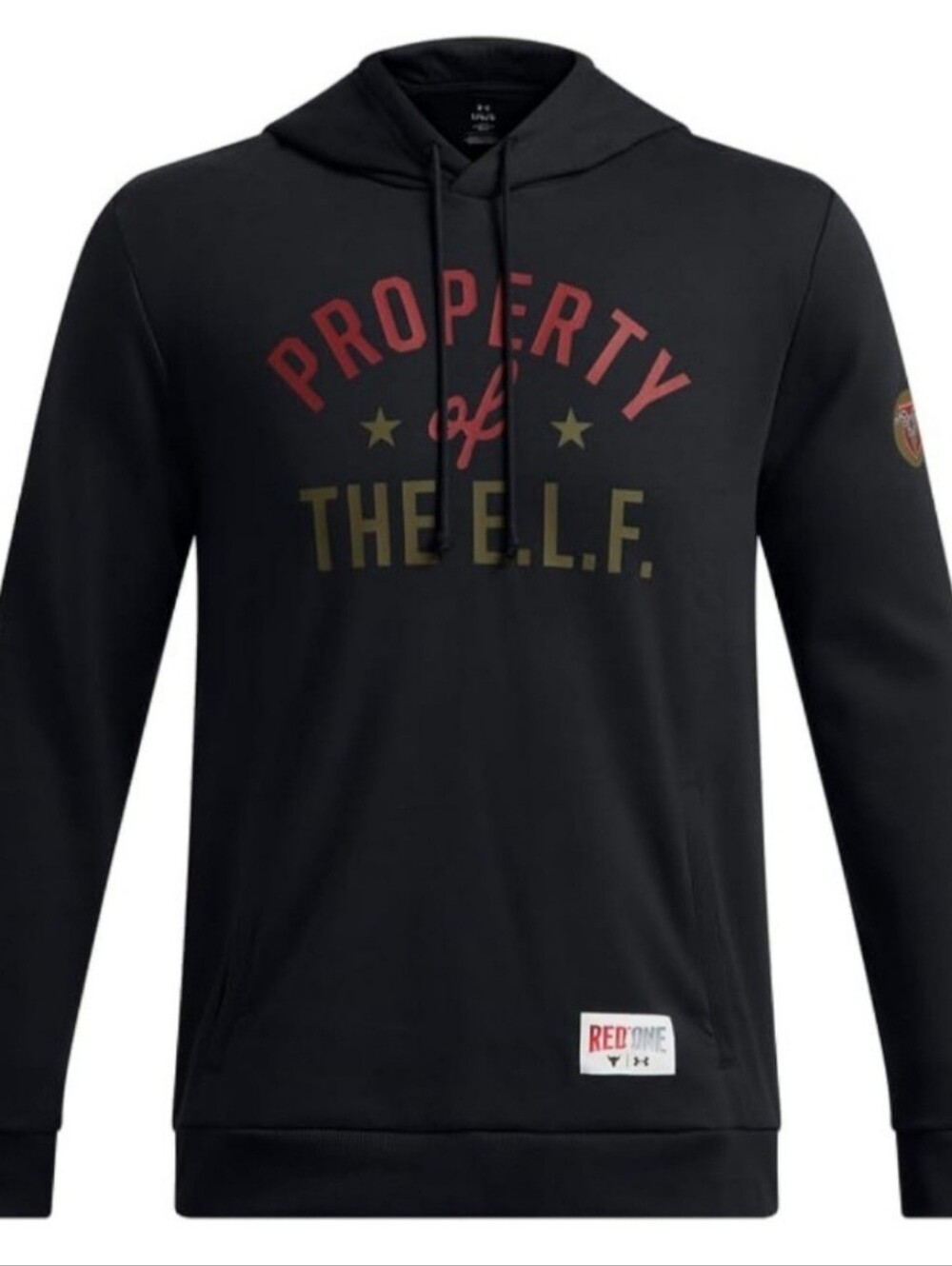 Under Armour Men's Project Rock Red One E.l.f hoodie
